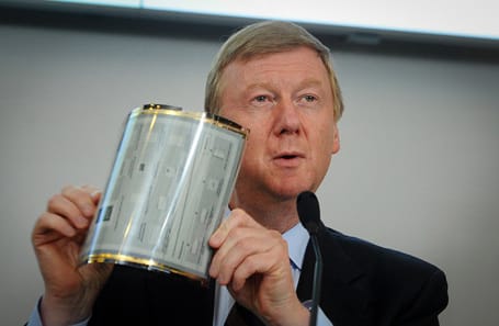 ФСБ: Экс-гендиректор «дочки» «Роснано» причастен к хищению 13 млрд рублей, выделенных на гаджеты, которыми Чубайс хвастался перед Путиным