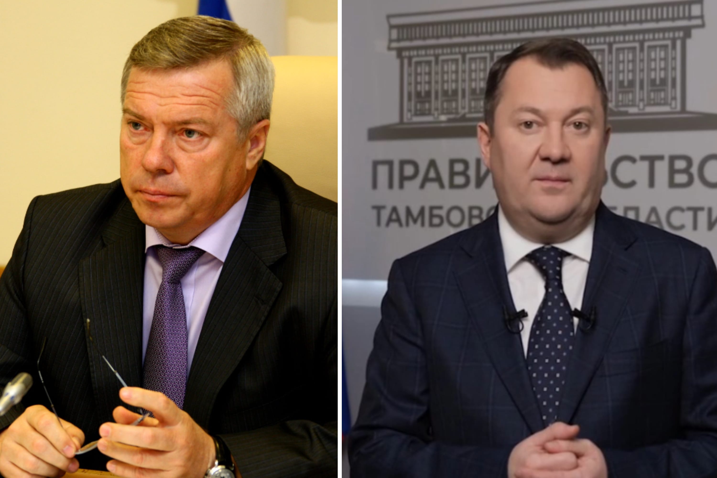 Два российских губернатора объявили об отставке «в связи с переходом на новую работу»