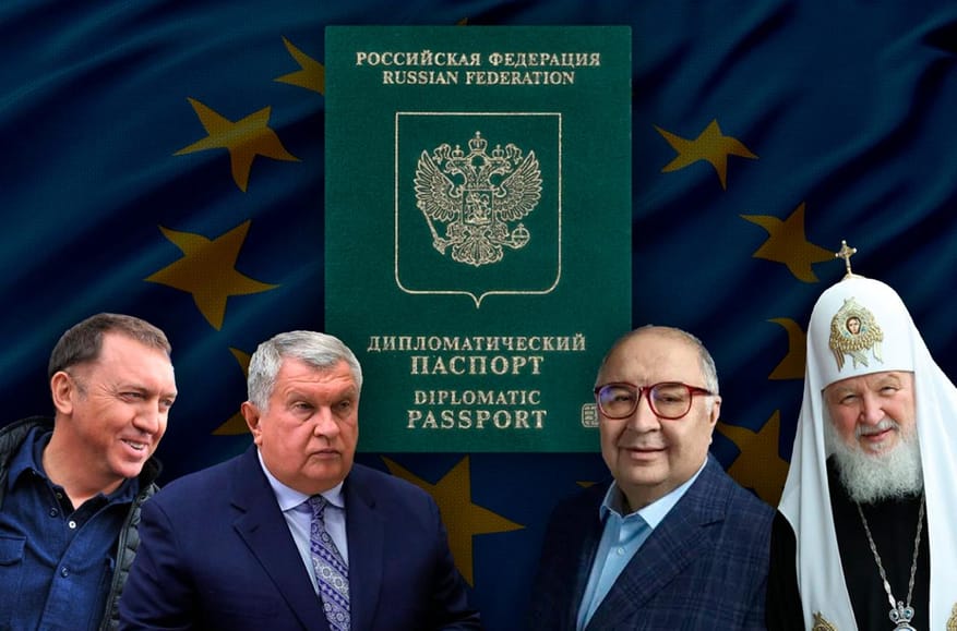 Stamp them through: Russian oligarchs, FSB generals, religious figures, and children of the elite travel abroad under diplomatic cover 