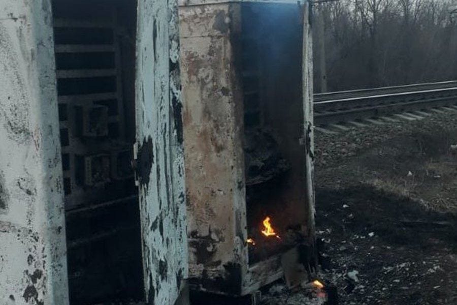 Помилованного для участия в войне заключенного из «Шторма Z» приговорили к 15 годам заключения за поджог на железной дороге