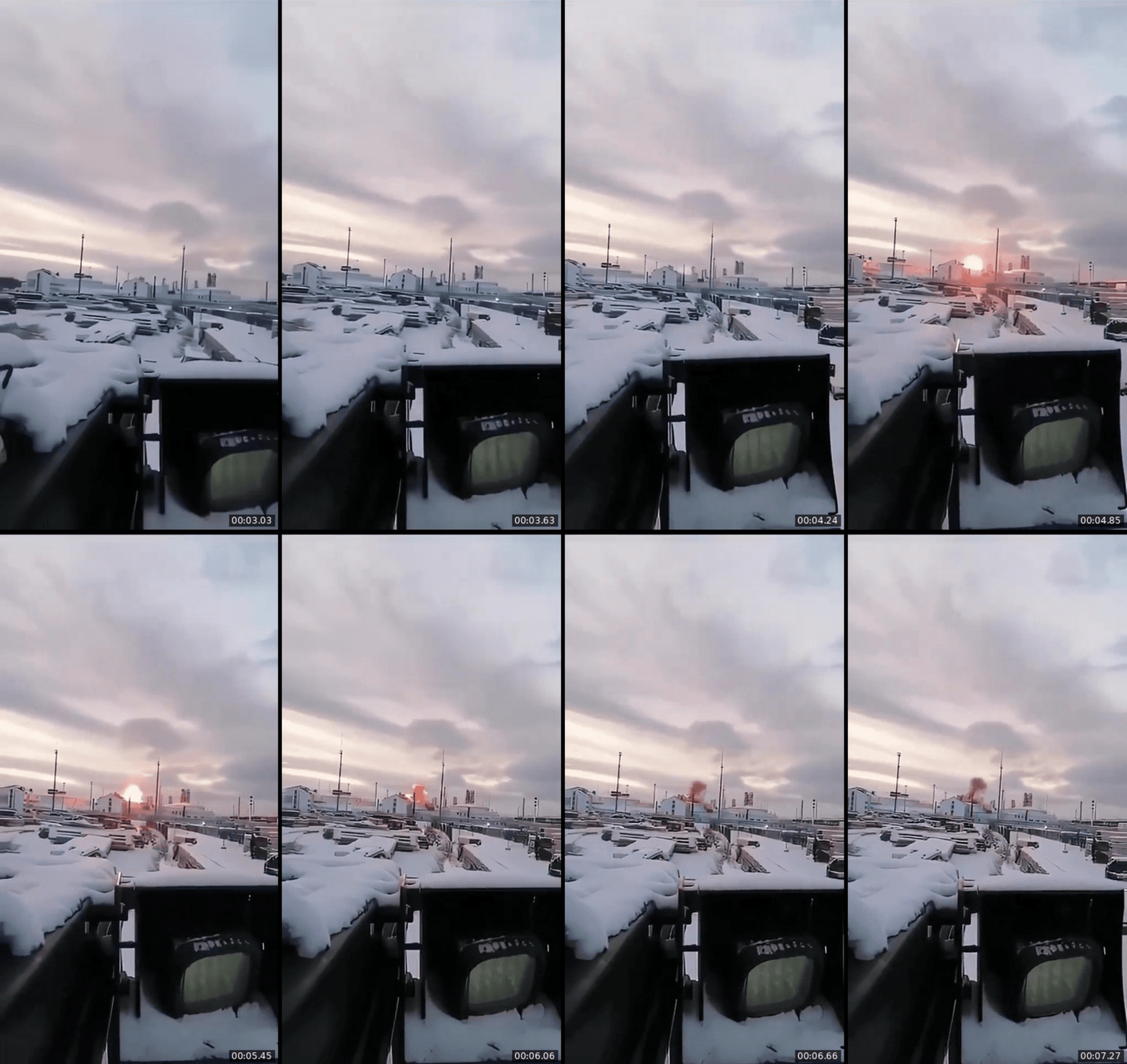 Ленобласть подверглась интенсивному налету беспилотников. Среди прочего атакован газовый терминал в порту Усть-Луга