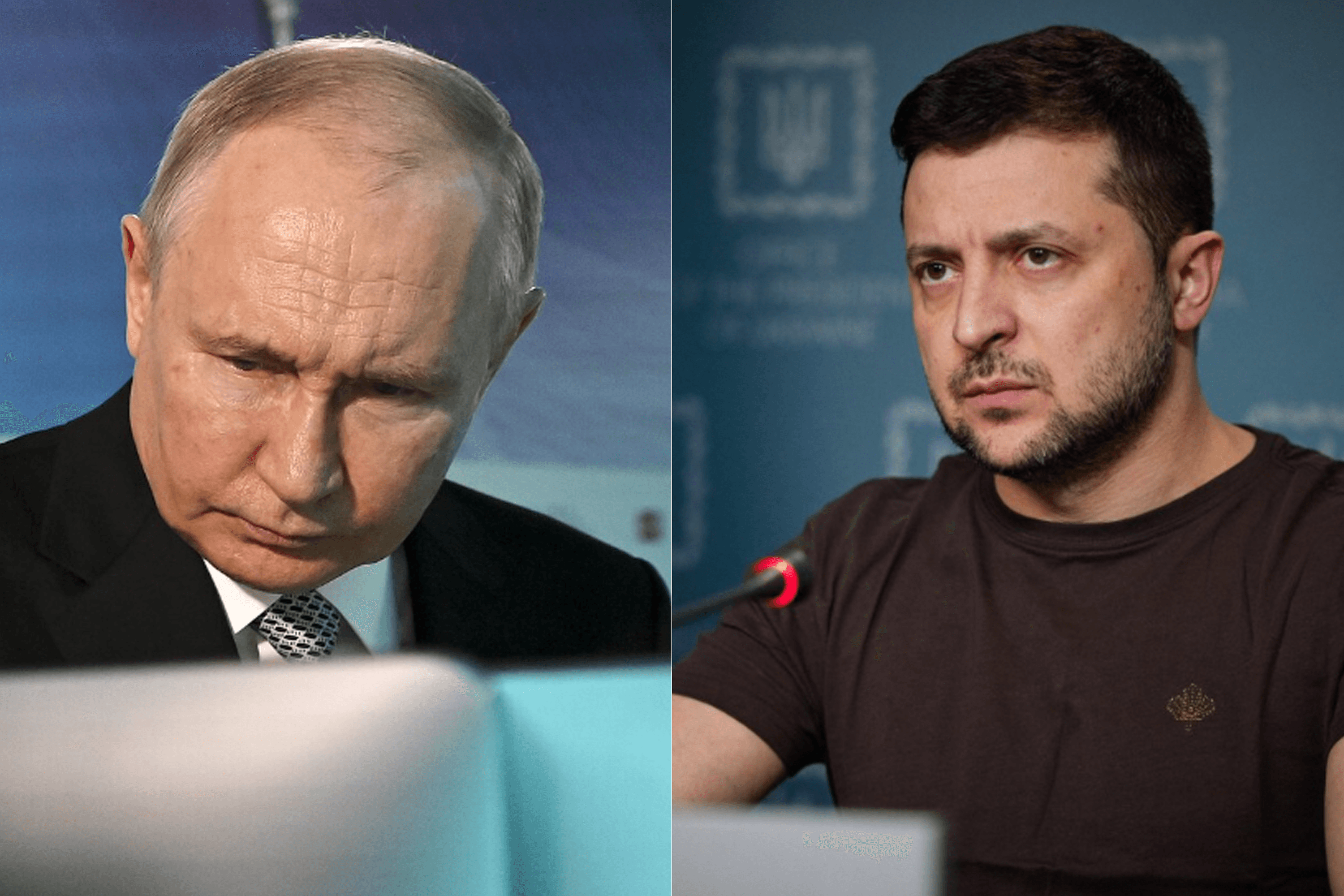 Зеленский заявил, что готов встречаться на переговорах только с Путиным. Путин неоднократно говорил, что переговоров с Зеленским не будет