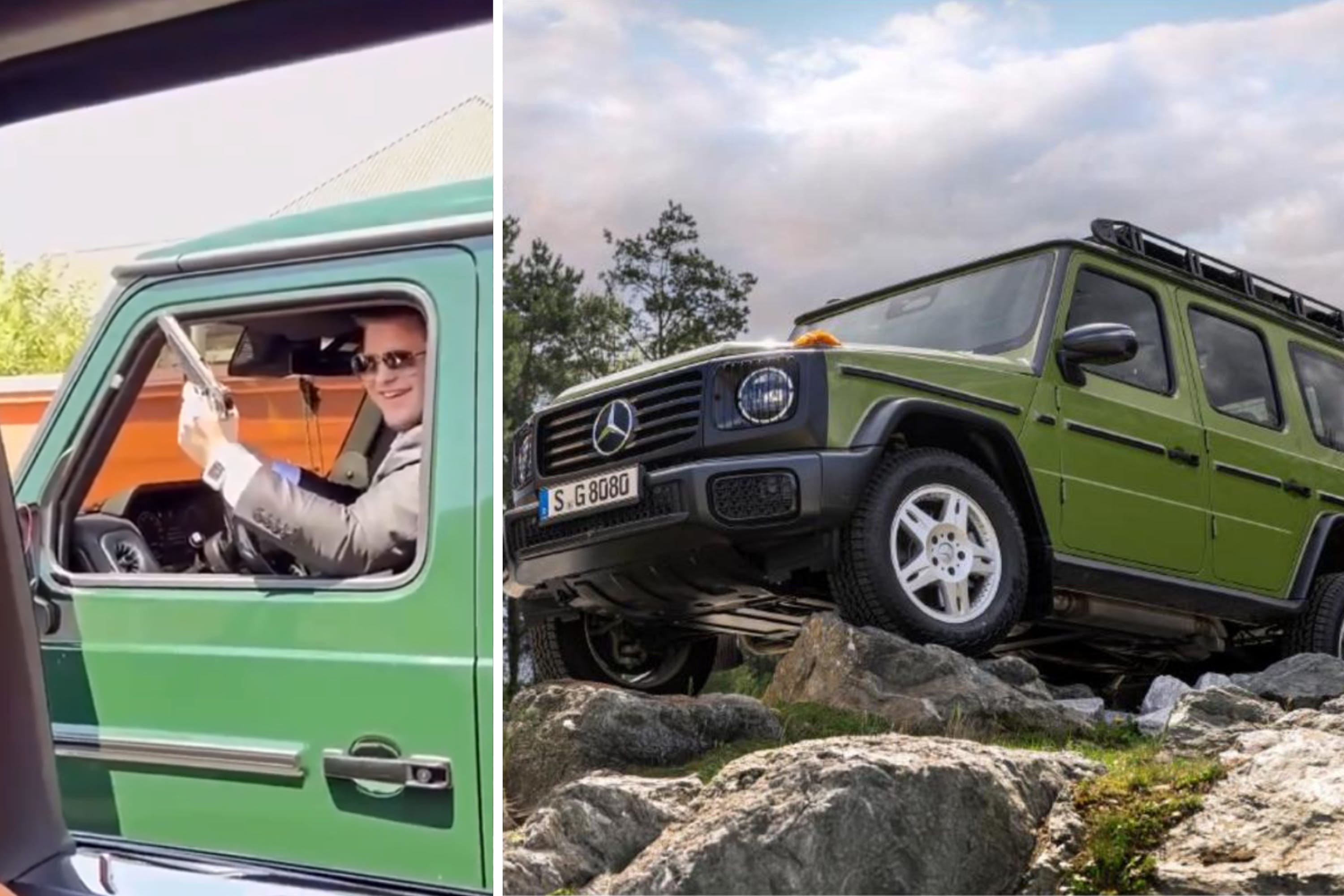 Кадыров-младший замечен за рулем редкого Mercedes из лимитированной серии, их поставка в Россию запрещена