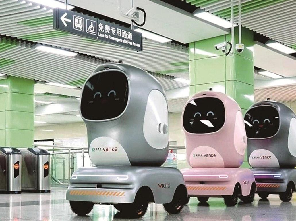 В китайском Шэньчжэне роботы начали ездить в вагонах метро для оптовой доставки товаров в магазины сети 7-Eleven