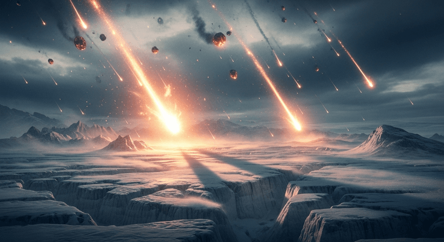 Ученые доказали, что изменение климата 12 800 лет назад было вызвано столкновением Земли с обломками кометы