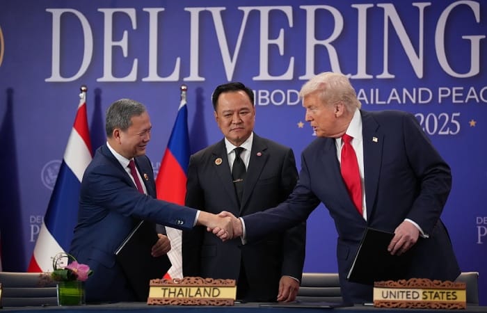 Таиланд и Камбоджа подписали «мирную декларацию» в присутствии Трампа