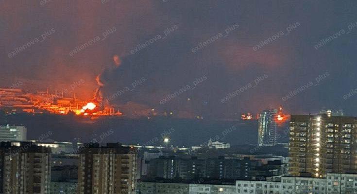 Transneft halts oil pumping to Russian port of Novorossiysk after Ukrainian drone strikes as city declares state of emergency 