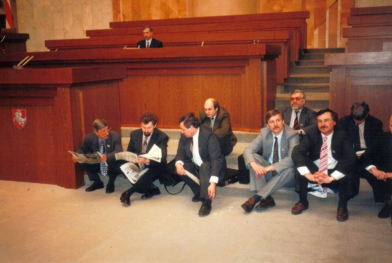 Голодающие депутаты в Верховном Совете Республики Беларусь, 11.04.1995