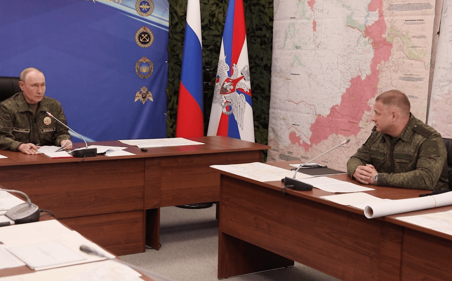 Владимир Путин в пункте управления российской Объединенной группировки войск (сил), 3 июля 2026 года