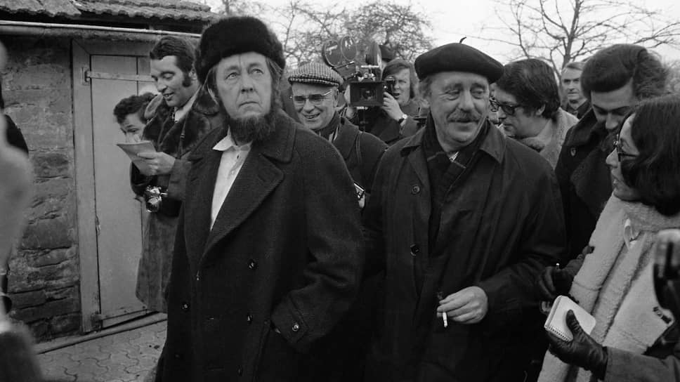 Александр Солженицын и Генрих Белль, 14 февраля 1974 года