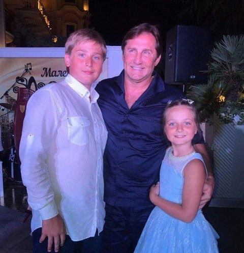 С детьми от Марии Максаковой