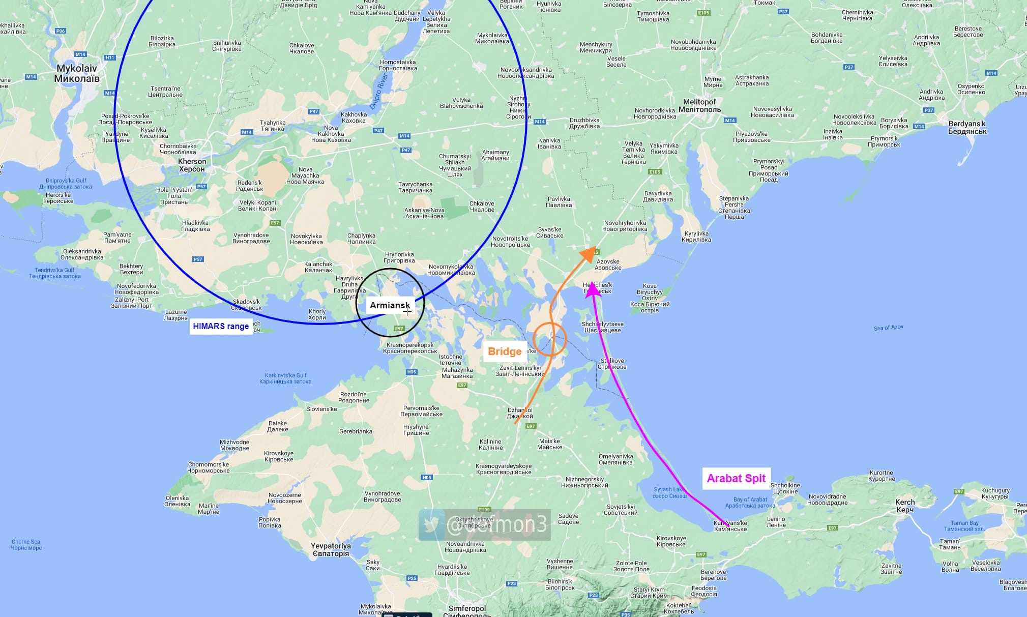 Дорога из Крыма под контролем HIMARS, танки застревают в грязи, дело против расстрелянных военных РФ. Что происходит на фронте