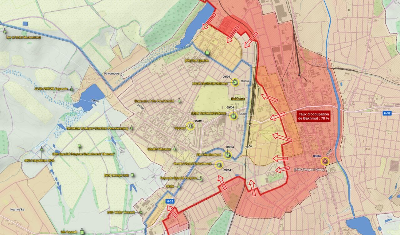 «Сирийская» тактика выжженной земли в Бахмуте, пропагандистский удар России по мосту в Черниговской области. Что происходит на фронте