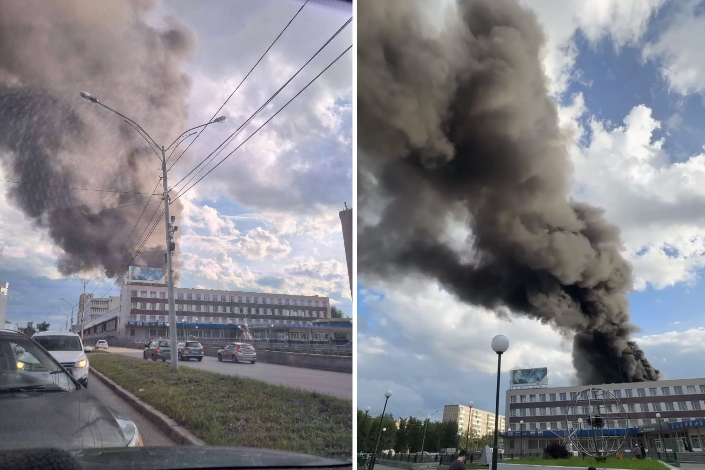 В Екатеринбурге горит корпус НПО «Роскосмоса». Внесено в санкционный список США и ЕС за производство систем управления для ракет