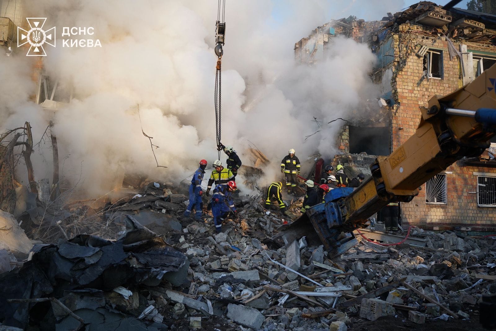 Russian missile barrage on Kyiv kills at least 18, hits British Council and EU delegation buildings