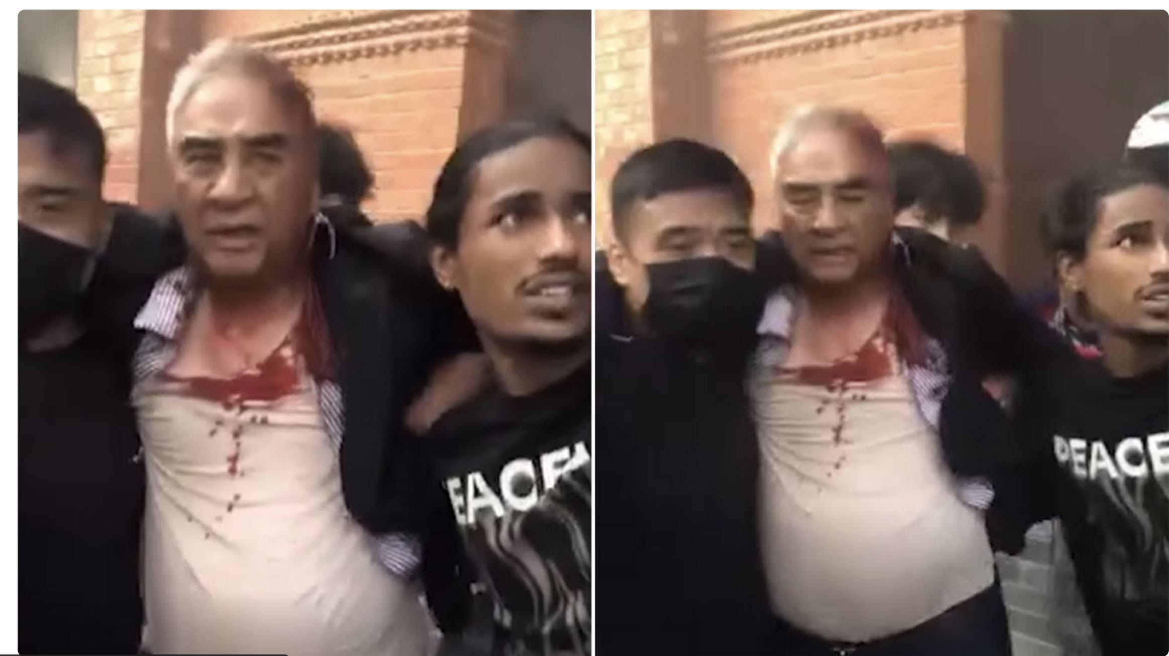 Толпа протестующих в Непале напала на экс-премьера, его жену и министра финансов