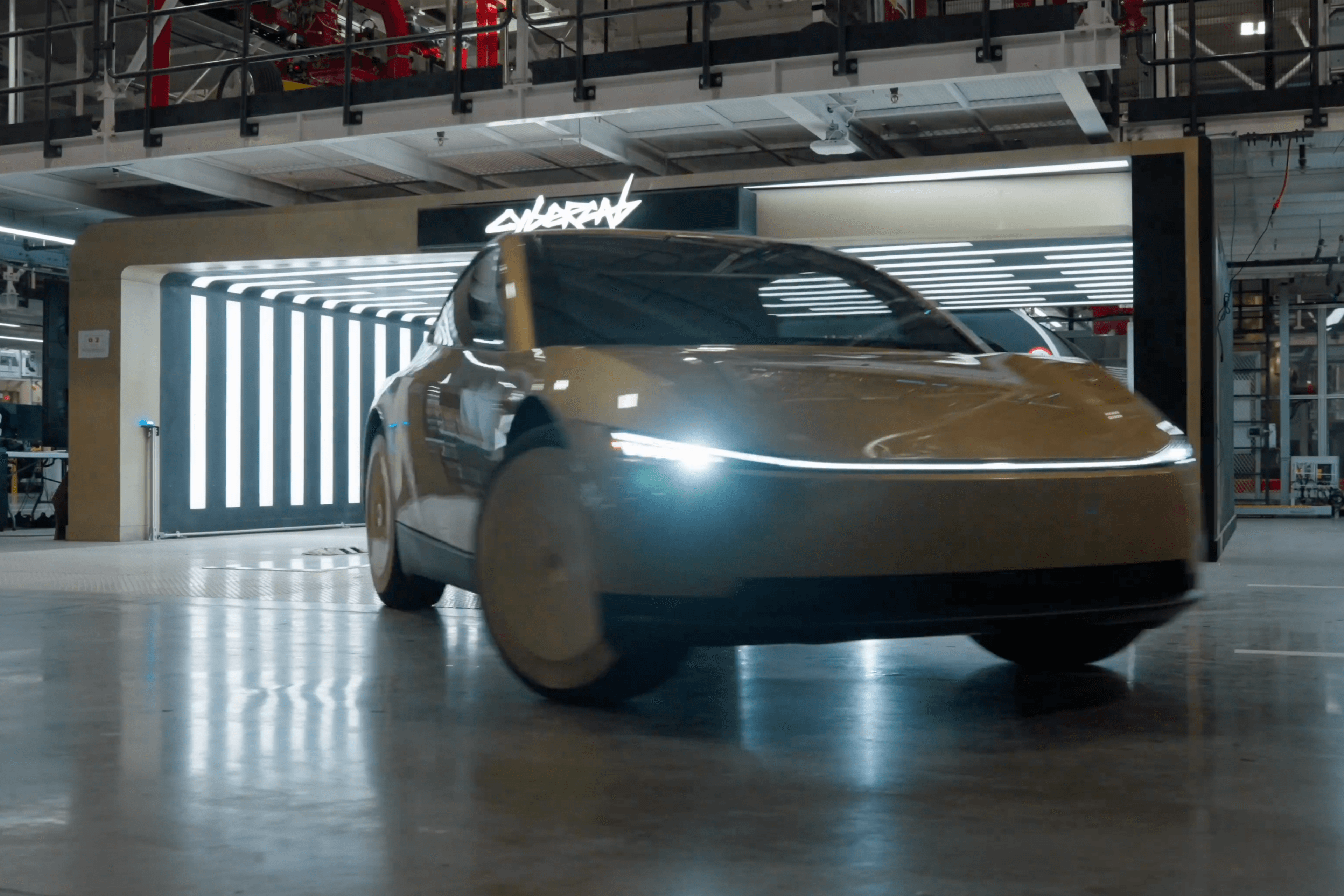 Tesla начала серийное производство беспилотного такси Cybercab