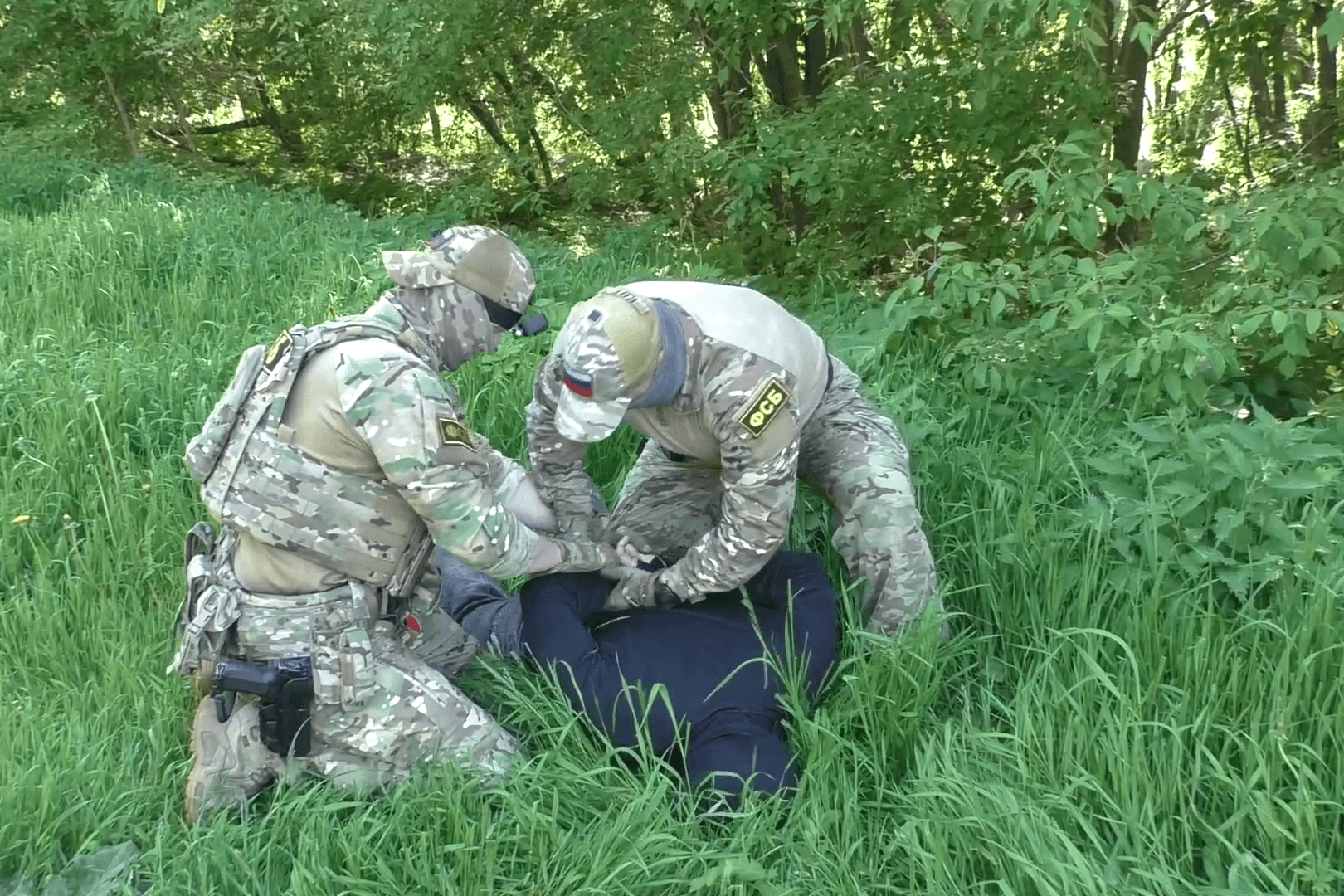 Скриншот видео ФСБ