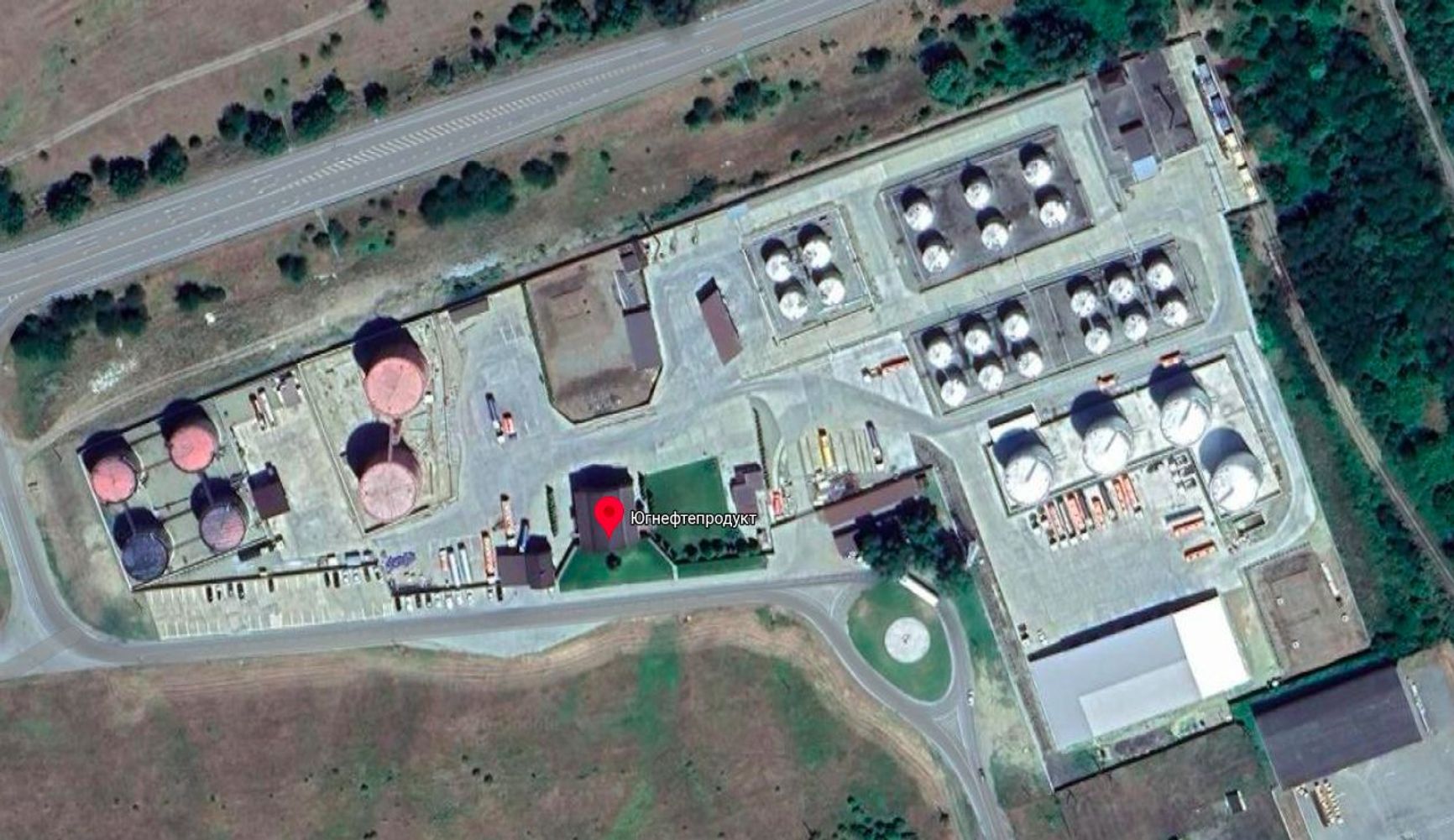 The Yugnefteprodukt oil depot in Labinsk