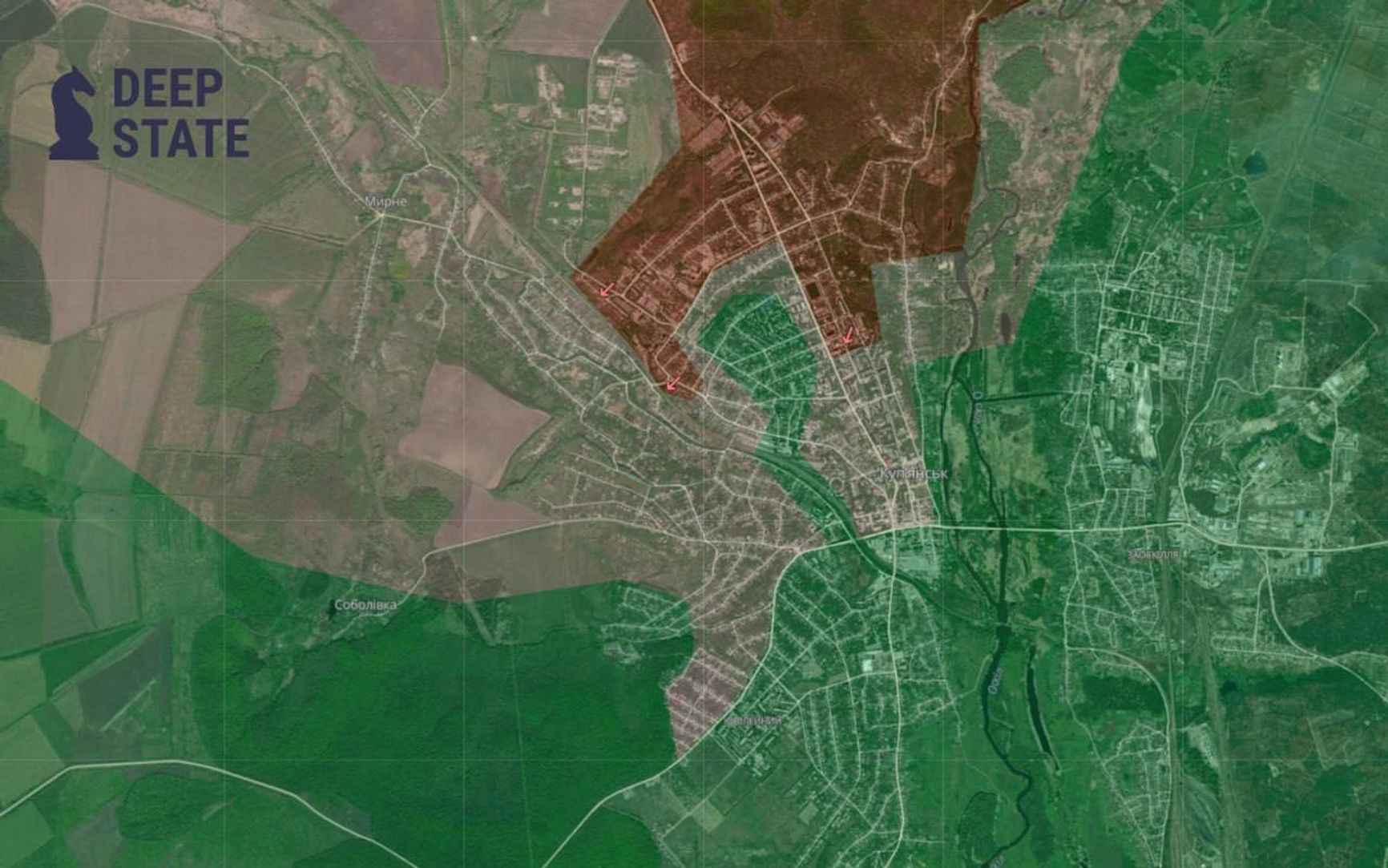 Ситуация в Купянске по версии DeepStat