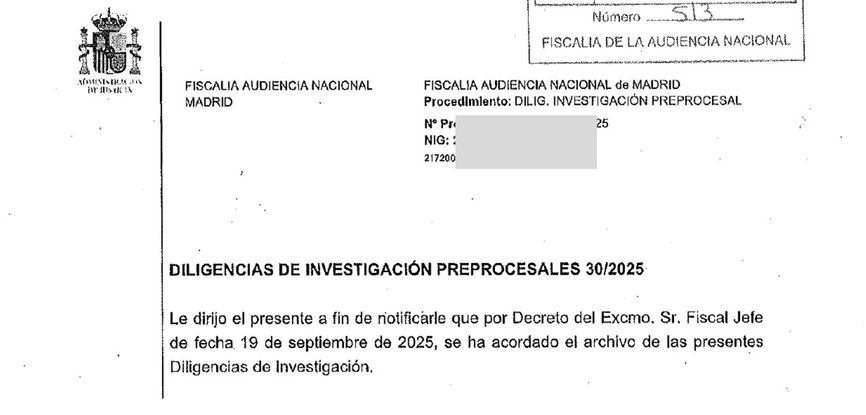 Скан уведомления об отказе в возбуждении уголовного дела 