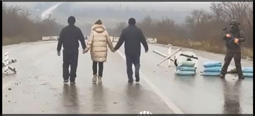 Et bilde fra en propagandavideo