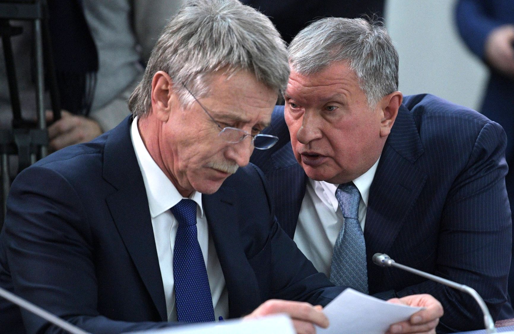 Leonid Mikhelson and Igor Sechin