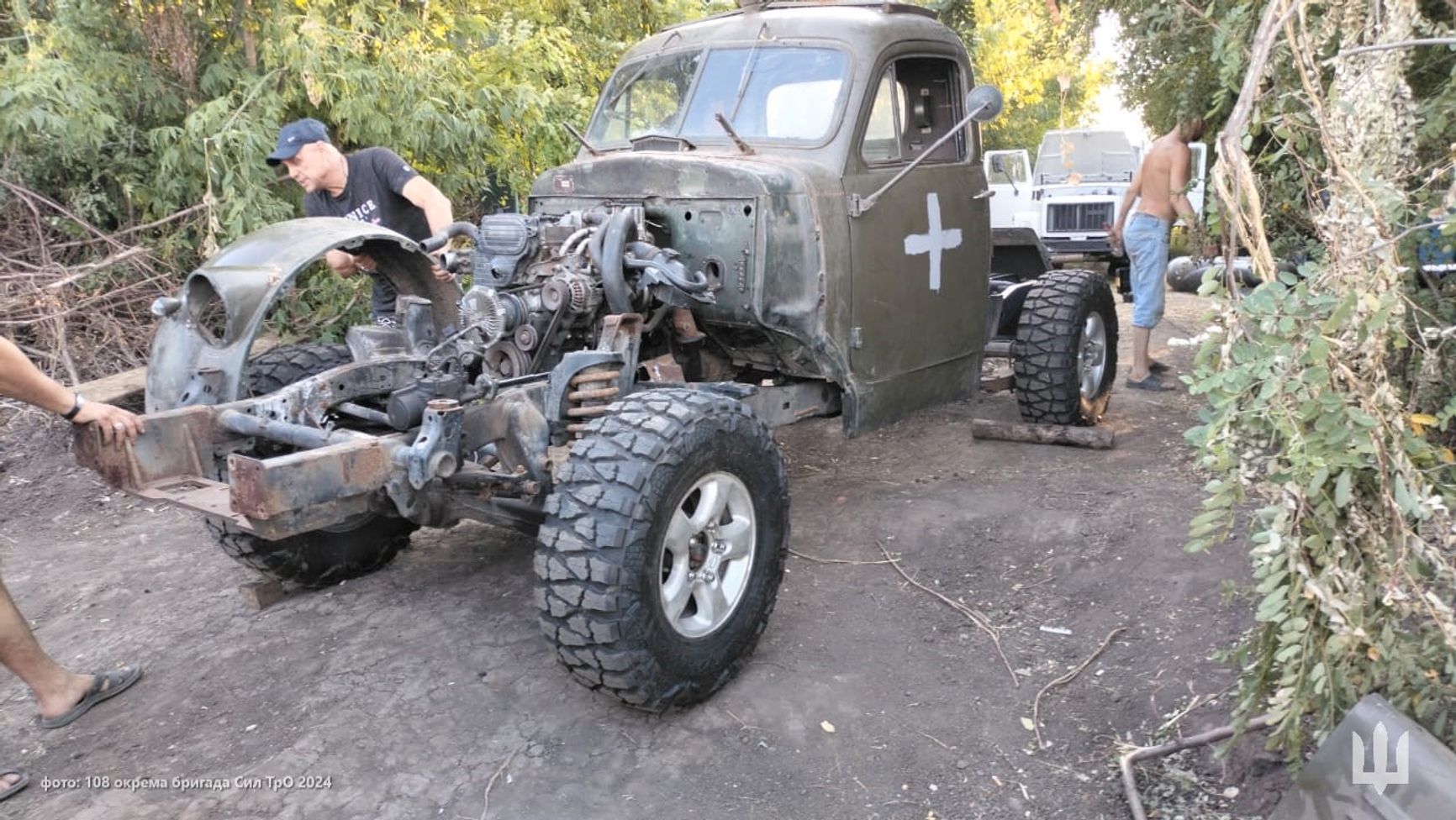 Уникальный образец украинского боевого «монстр-трака» под названием «Герасим»