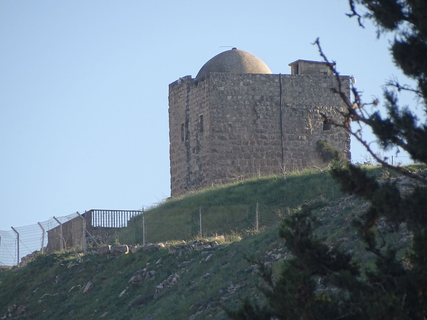 The Ottoman fortress on Mount Gerizim