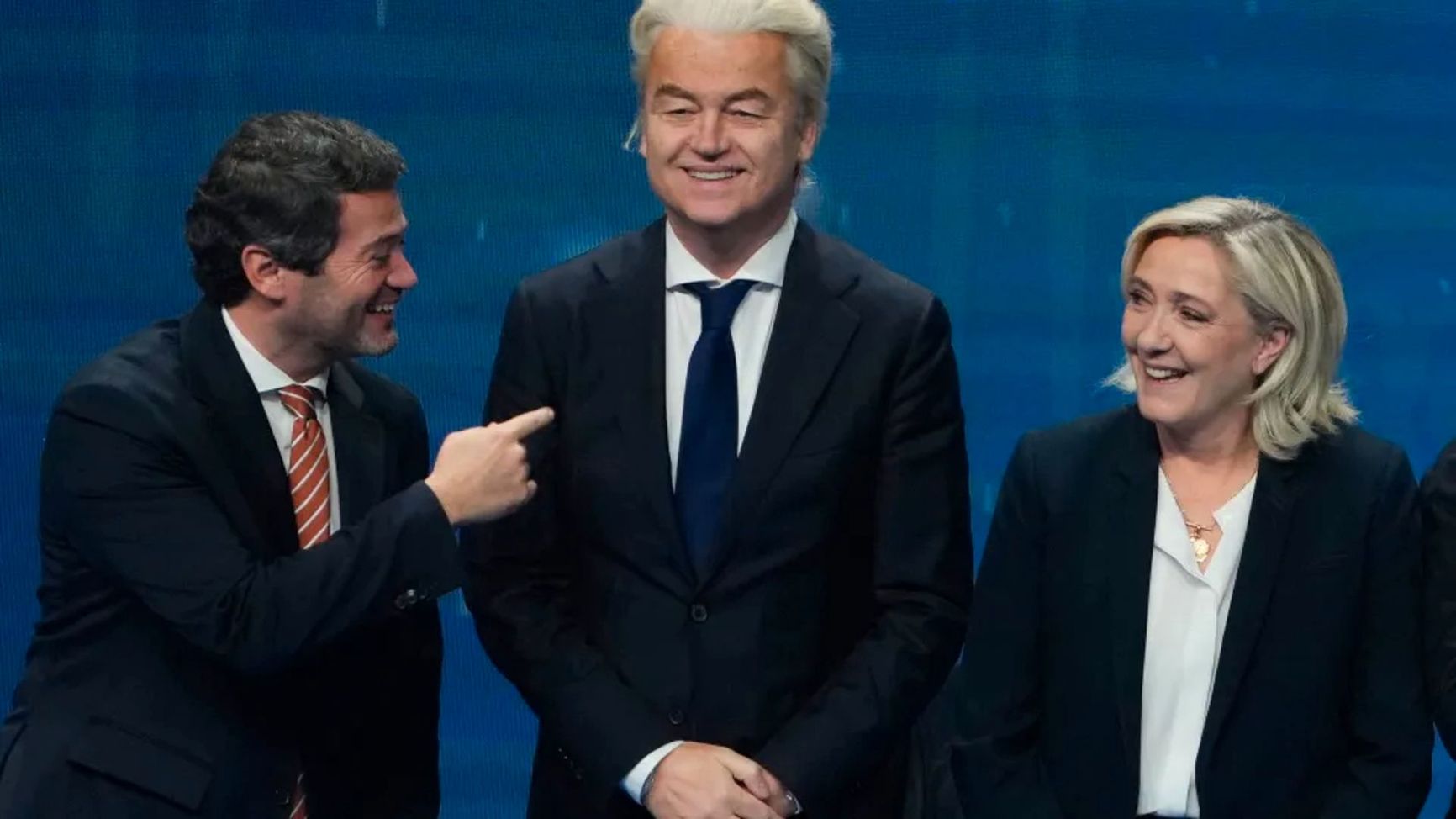 Marine Le Pen and Geert Wilders, the leader of the Dutch far-right