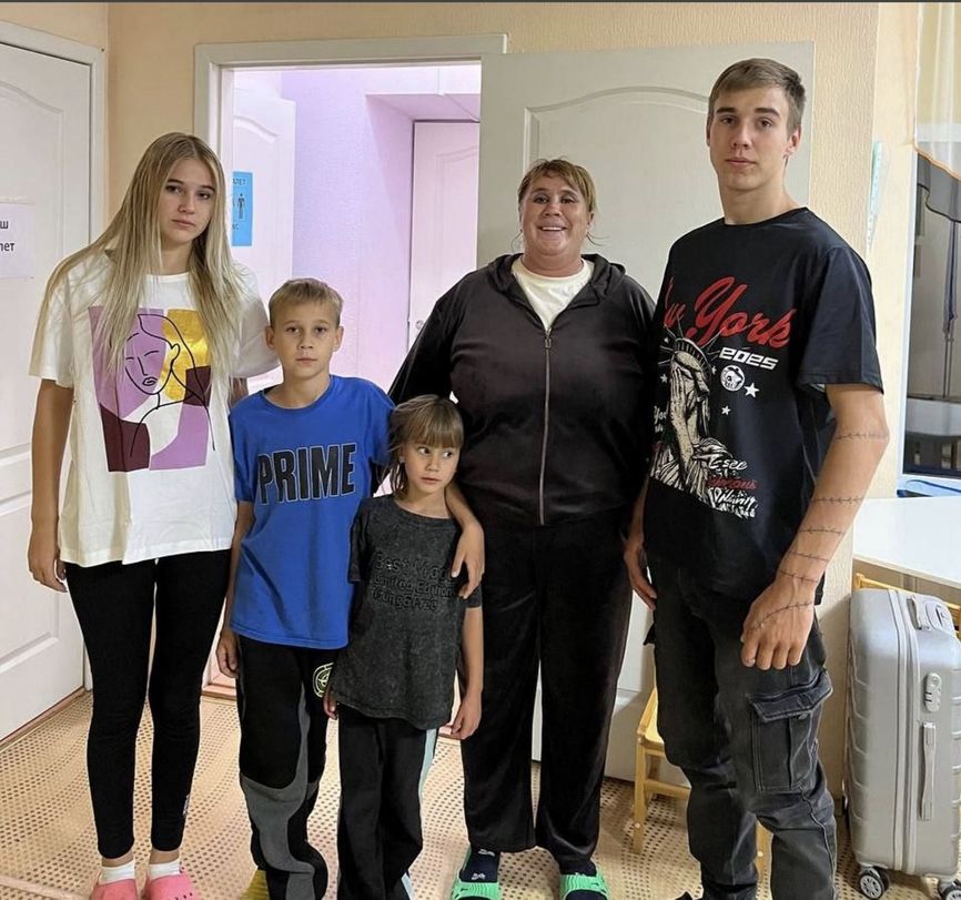 Julia Timosjenko med barna sine