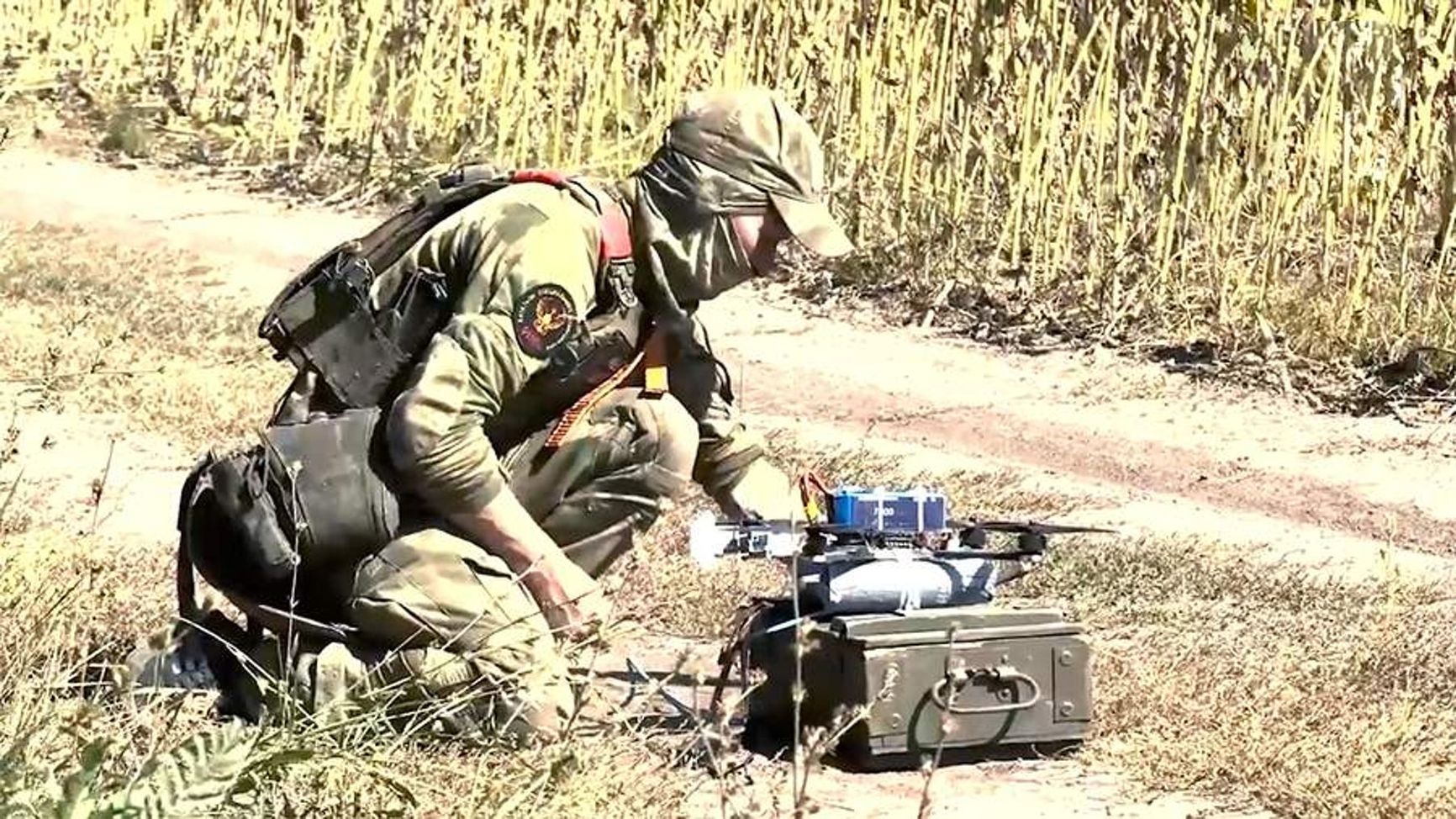 A drone operator 