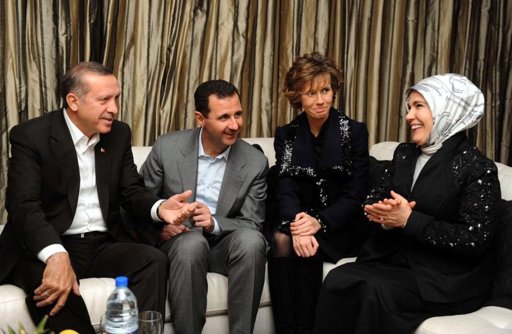 Erdogan and Assad were family friends before the civil war broke out in Syria