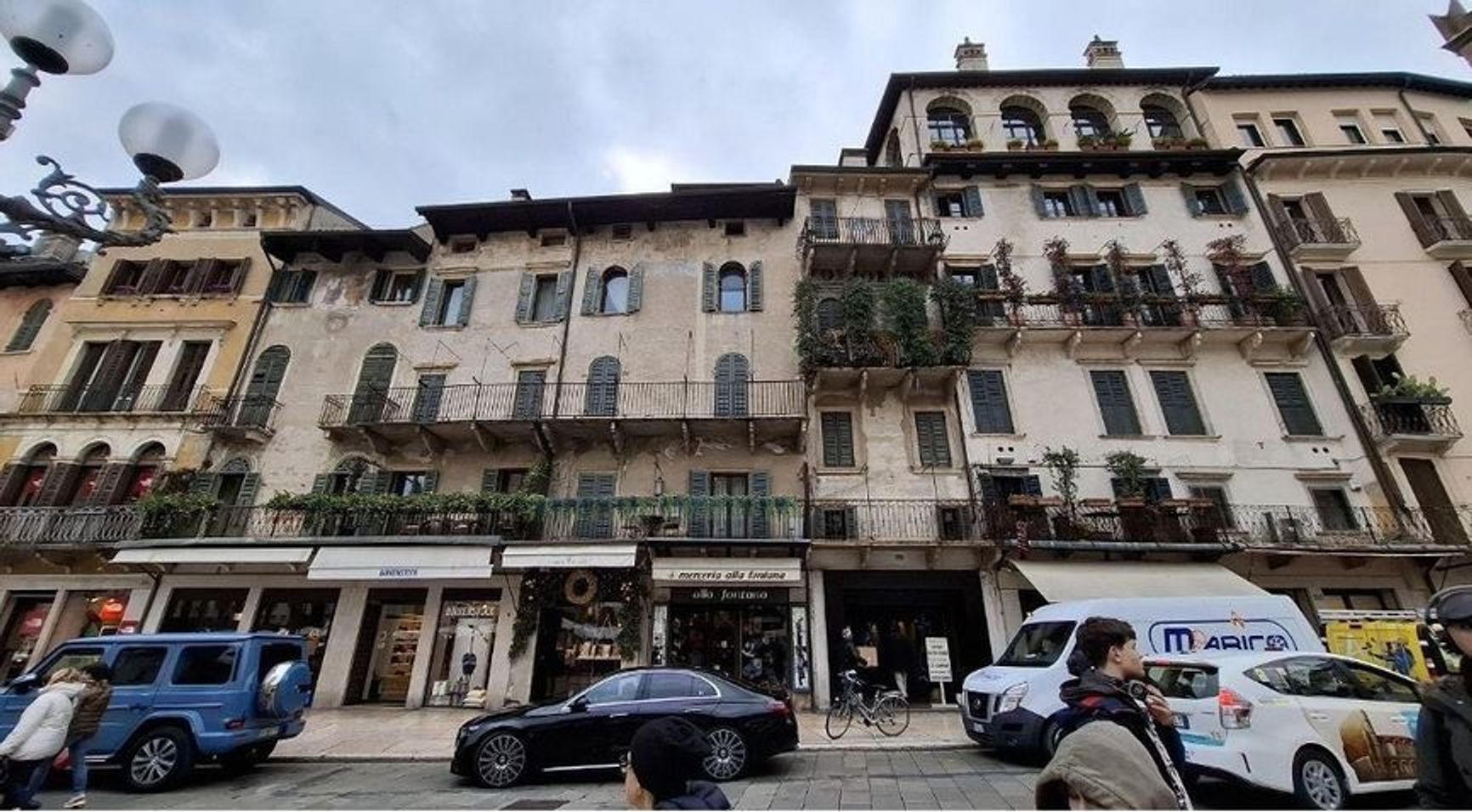 The building in Verona where Akimov's apartment is located.