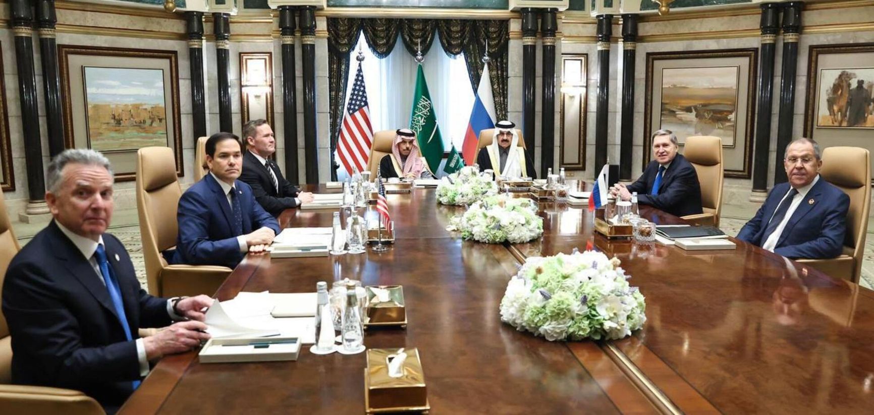 The first U.S.-Russian negotiations in Riyadh, February 2025