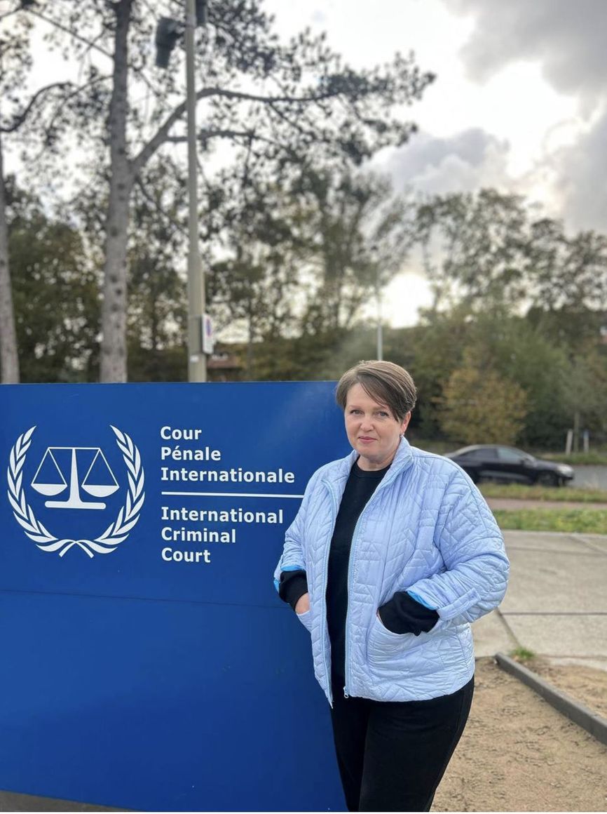 Olena Yahupova i Haag