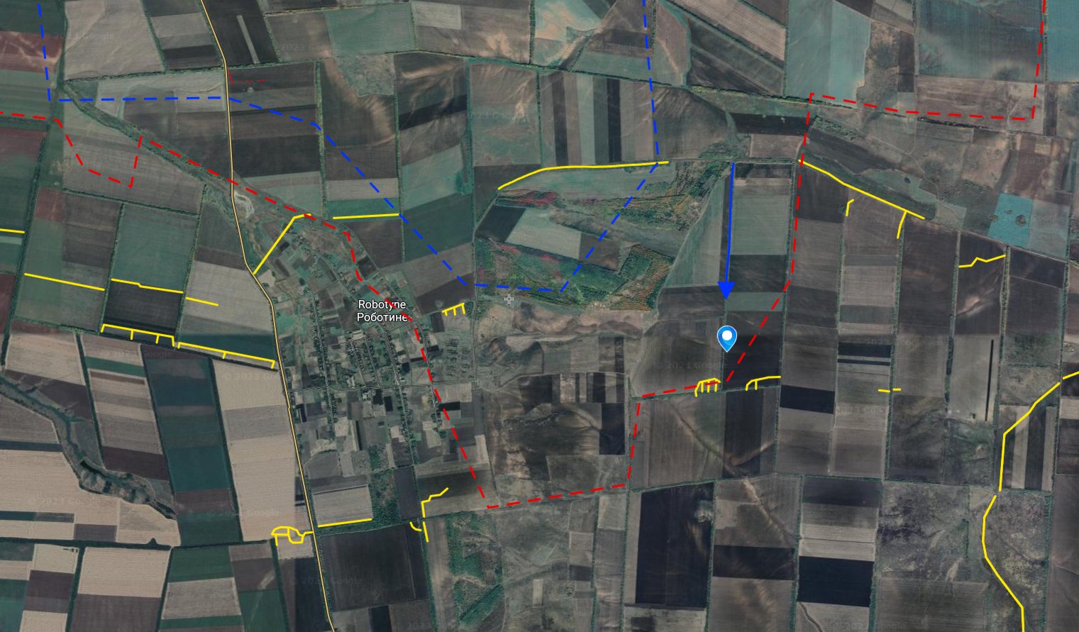 Обстановка в районе Работино по версии Def Mon