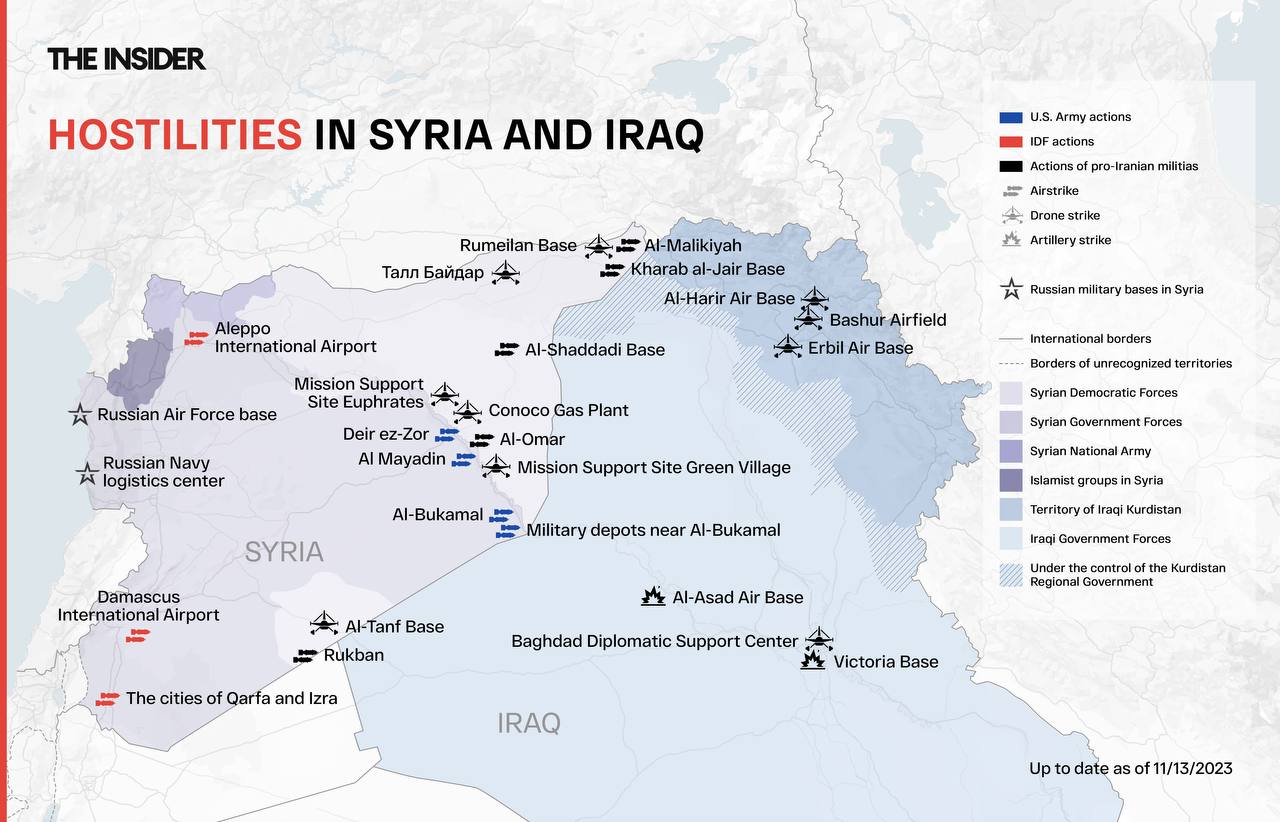 Combat operations in Syria and Iraq