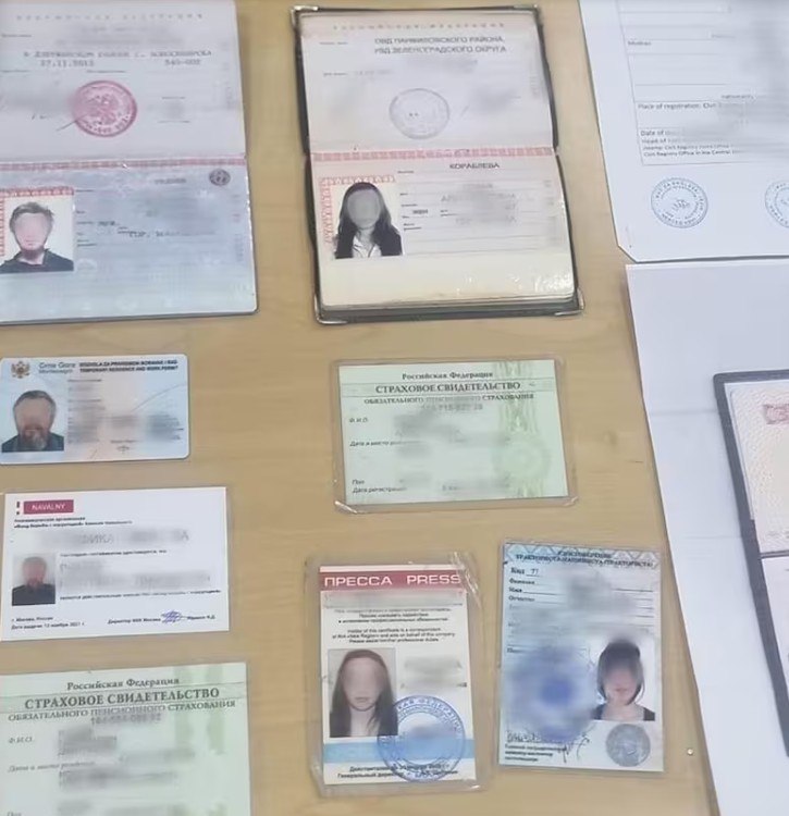 Документы членов секты