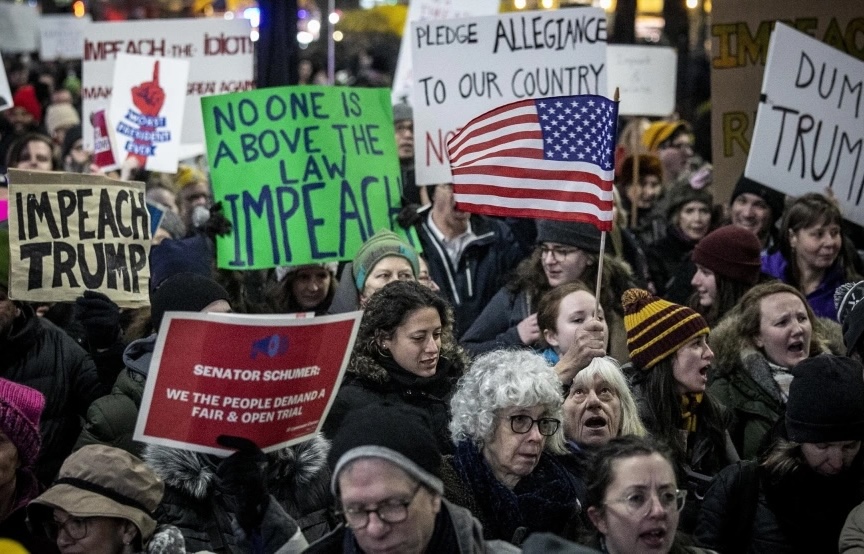 Выступления за импичмент Трампа во время его первого срока