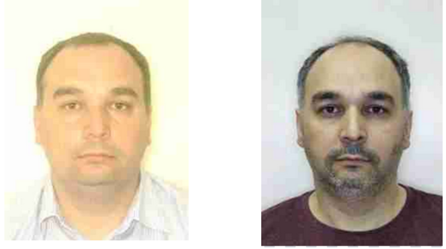 Паспортные фото Тима Стигала (слева) и «Данилы Магомедова» (справа)