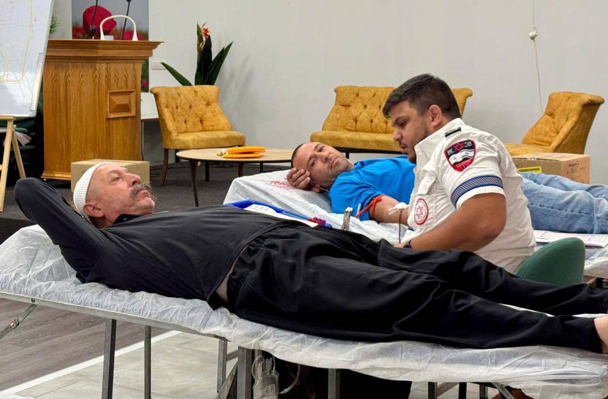 Blood donation center in Isfiya