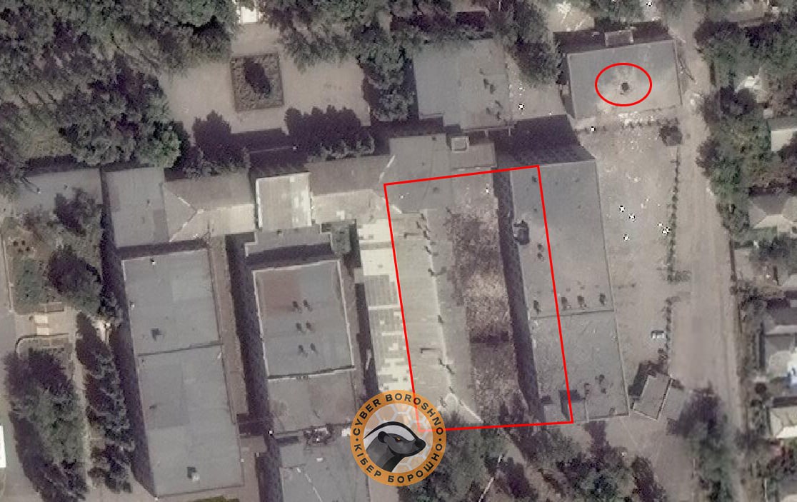 Последствия удара по штабу 9-й ОМСБр на территории шахты имени Засядько в Донецке 25 июля 2025 года