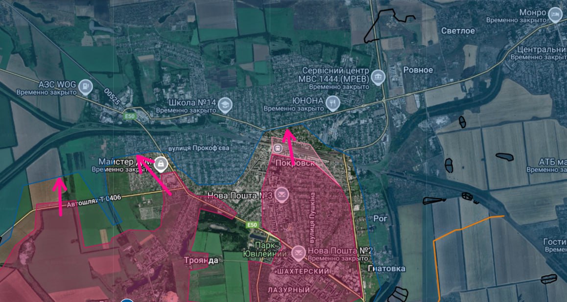 Ситуация в районе Покровска (до 2016 года — Красноармейск) по версии Анатолия Радова