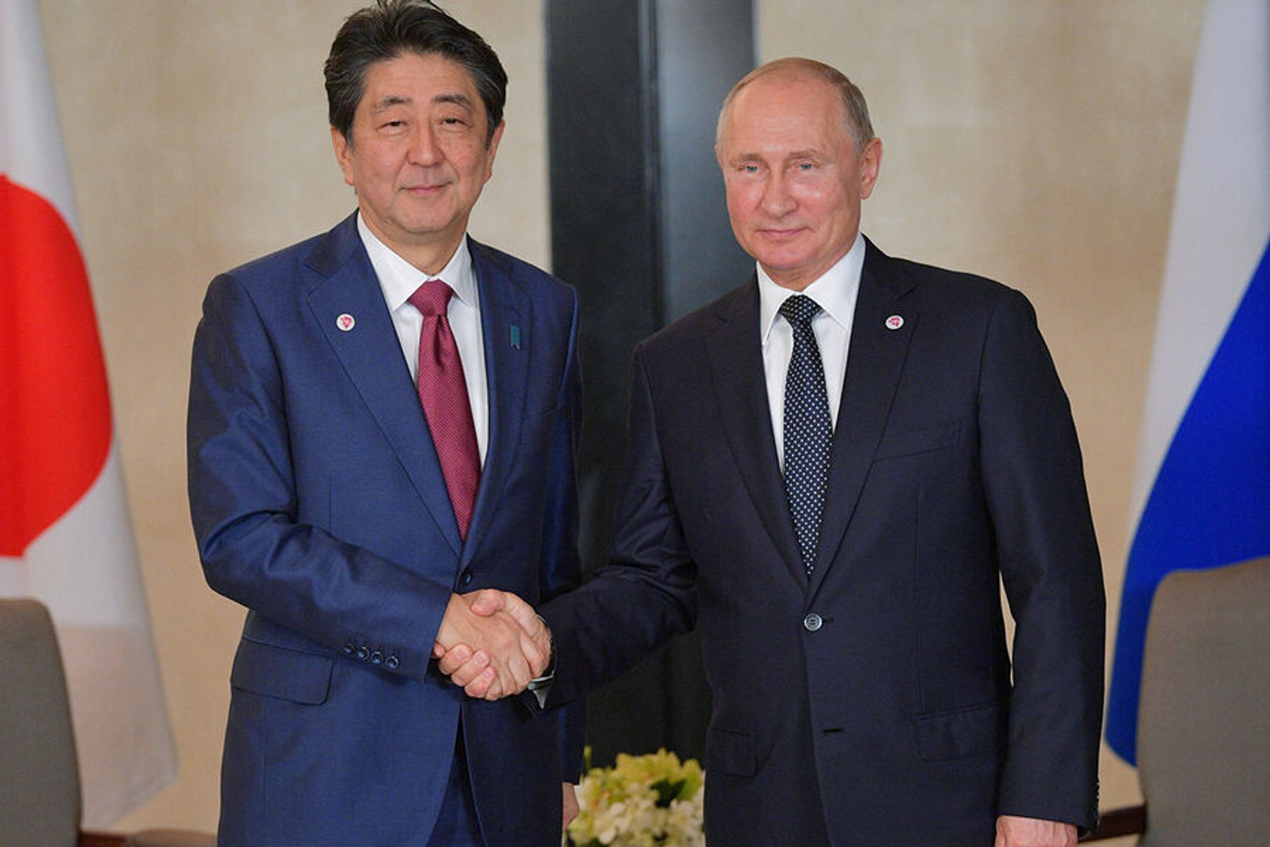 The late former prime minister Shinzo Abe sought to improve relations with Russia