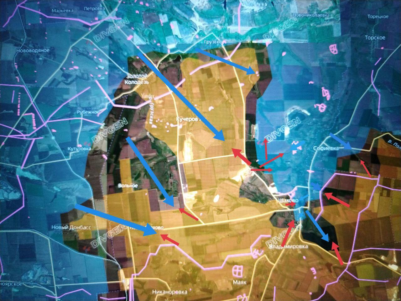 Ситуация в районе Добропольского выступа по версии Юрия Котенка