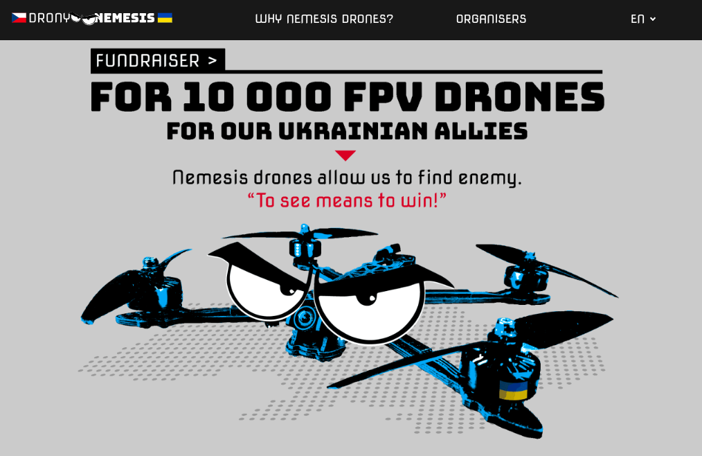 Скриншот архивной версии страницы проекта Nemesis