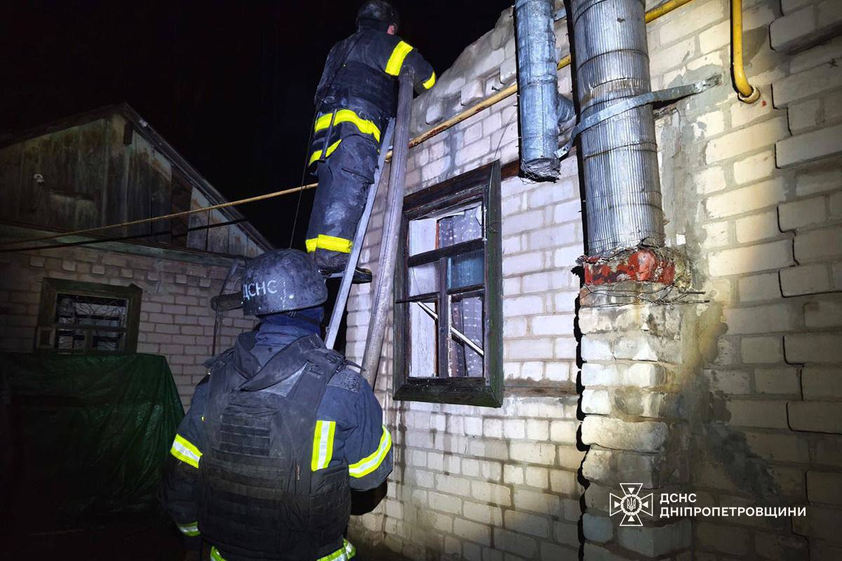 Последствия российского налета на Павлоград в Днепропетровской области в ночь на 12 декабря 2025 года