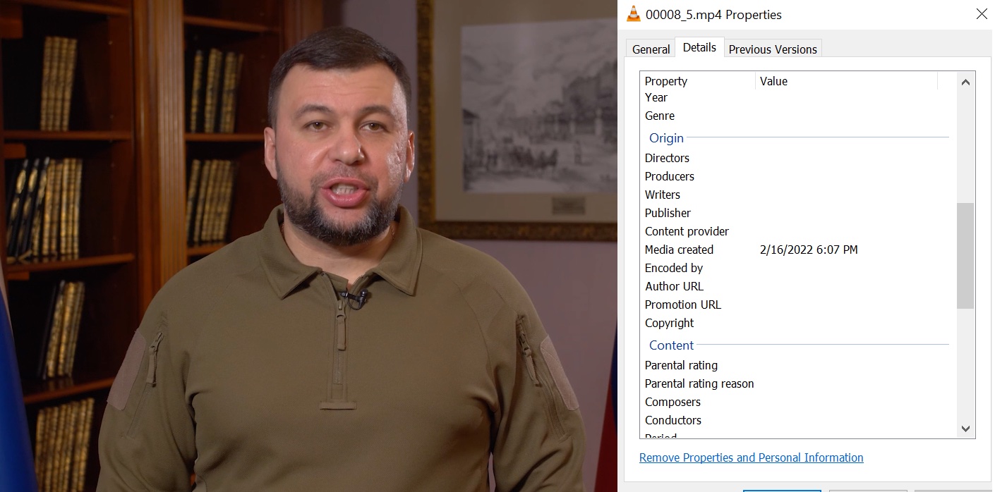 Метатеги выступления главы ДНР Дениса Пушилина