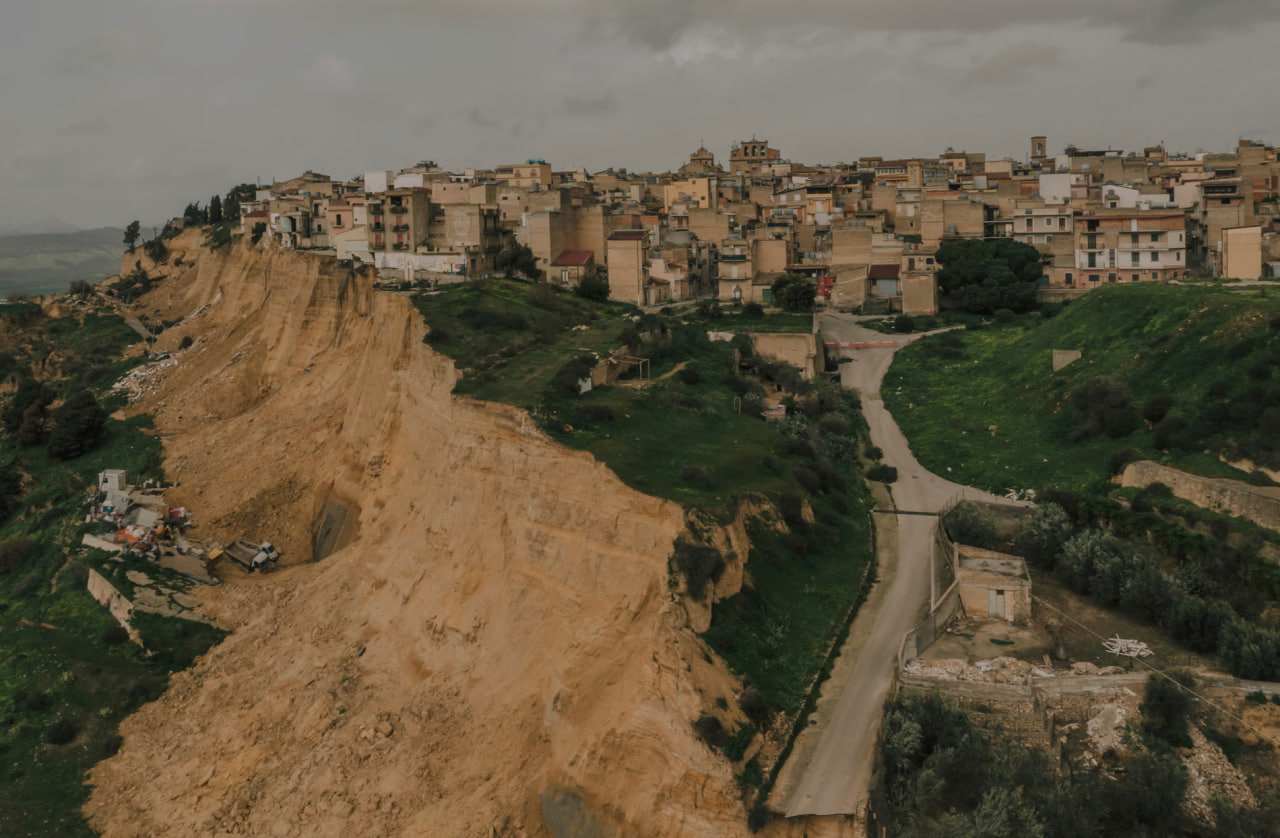 Оползень в Нишеми, Сицилия